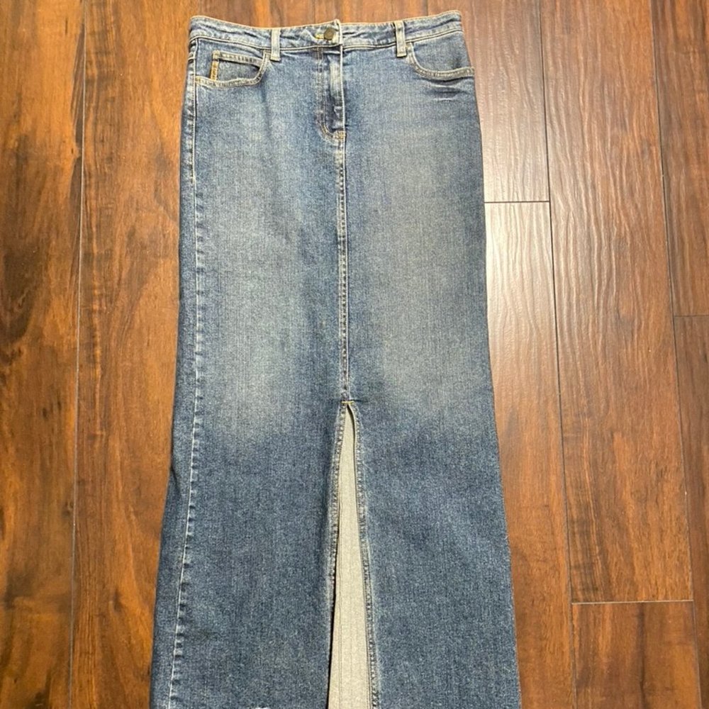 A/J ARMANI JEANS long denim skirt Sz. 6